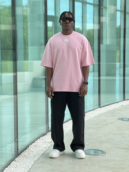 Oversized Pink Tee-0