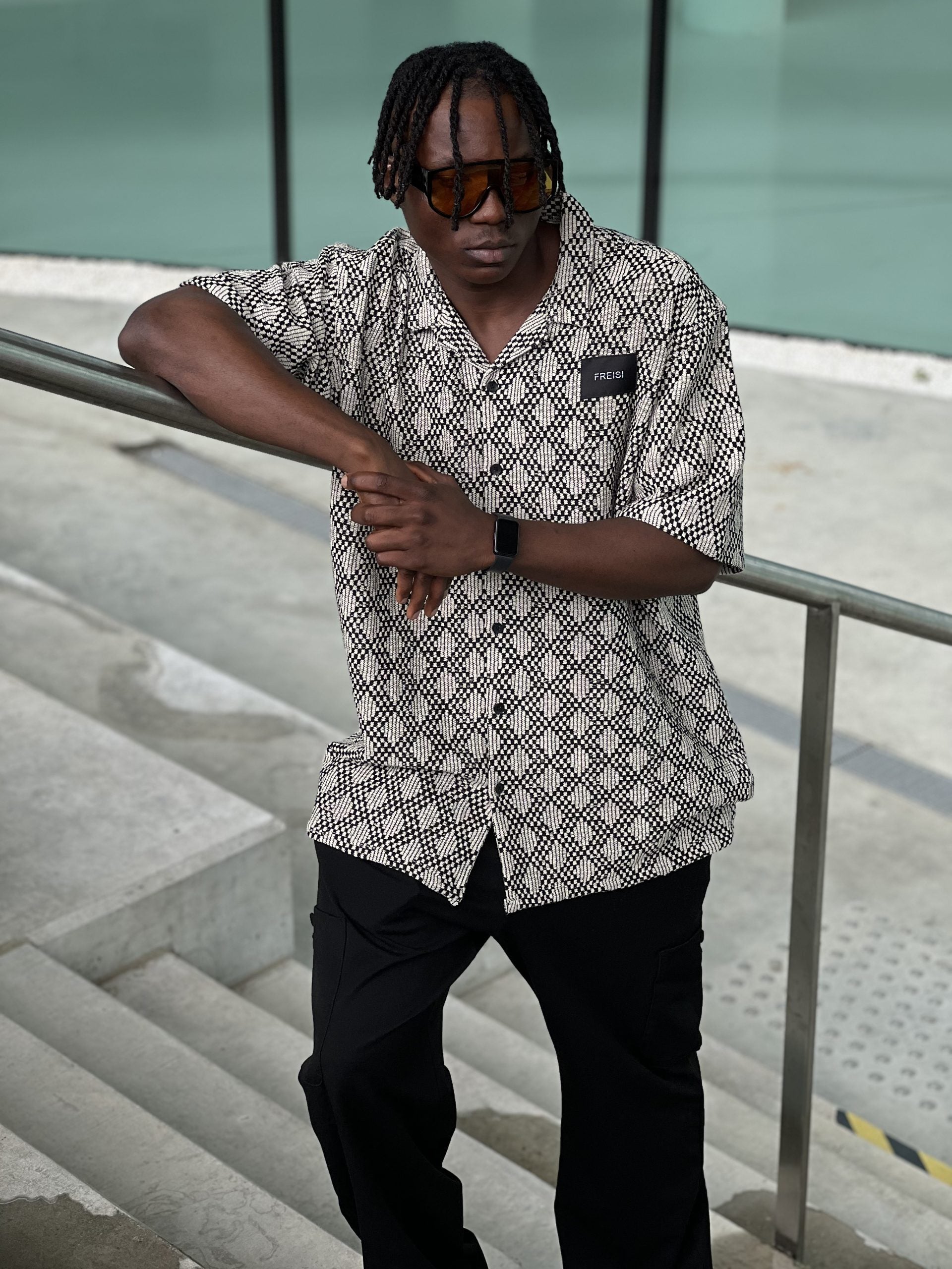 FREISI Two-Tone Shirt-2