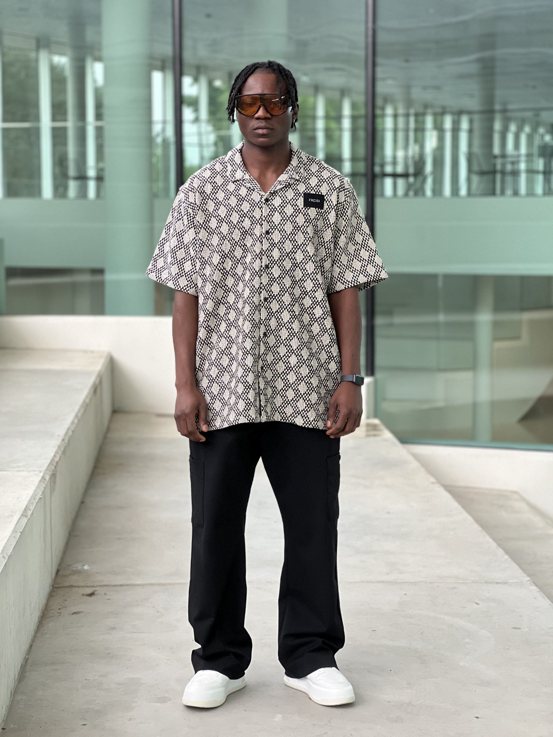 FREISI Two-Tone Shirt-0