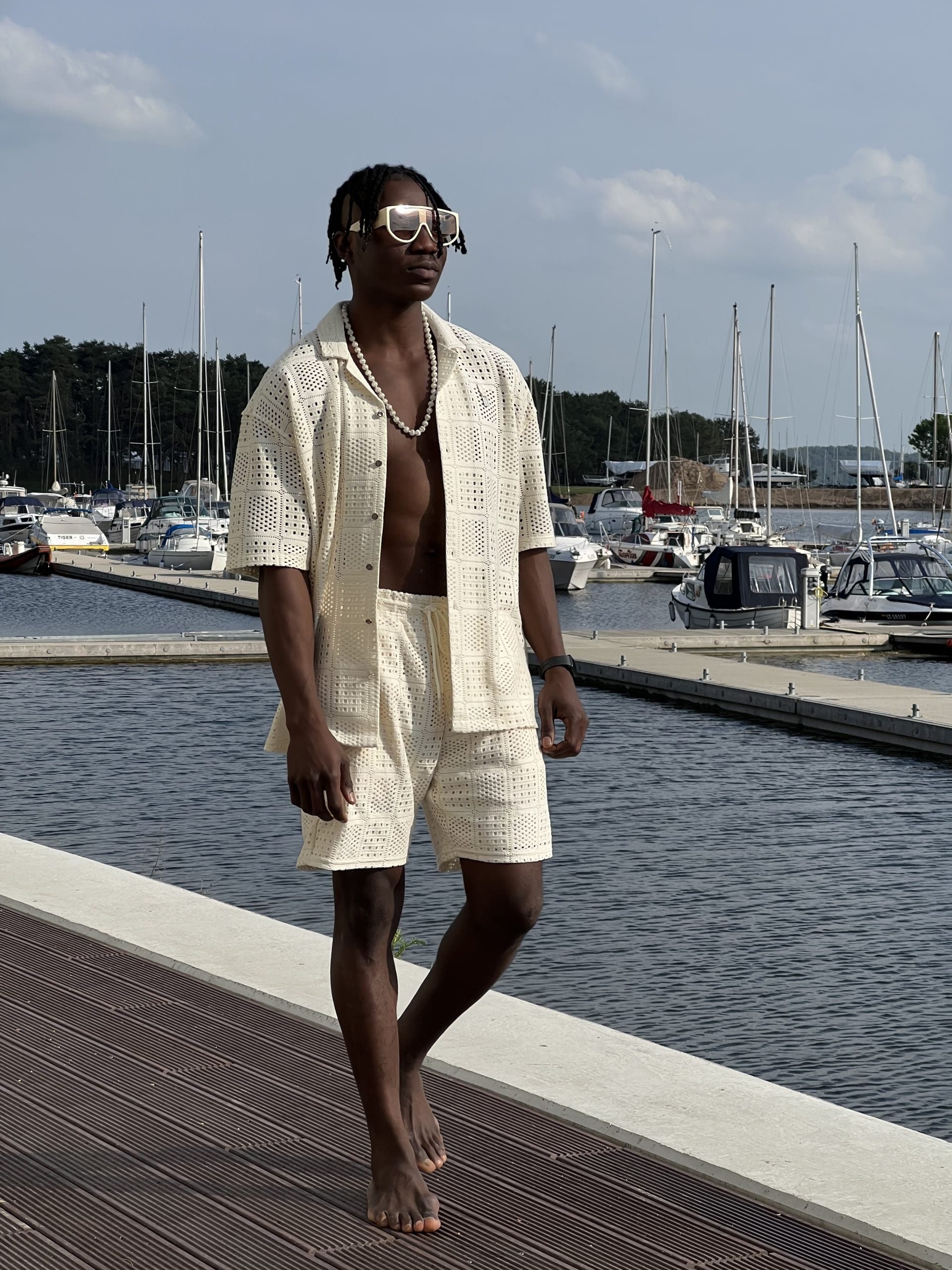 Textured Shirt – Cream-5