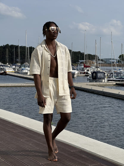 Textured Shirt – Cream-5