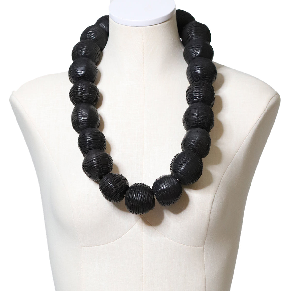 Unisex Mviringo Leather Necklace-0