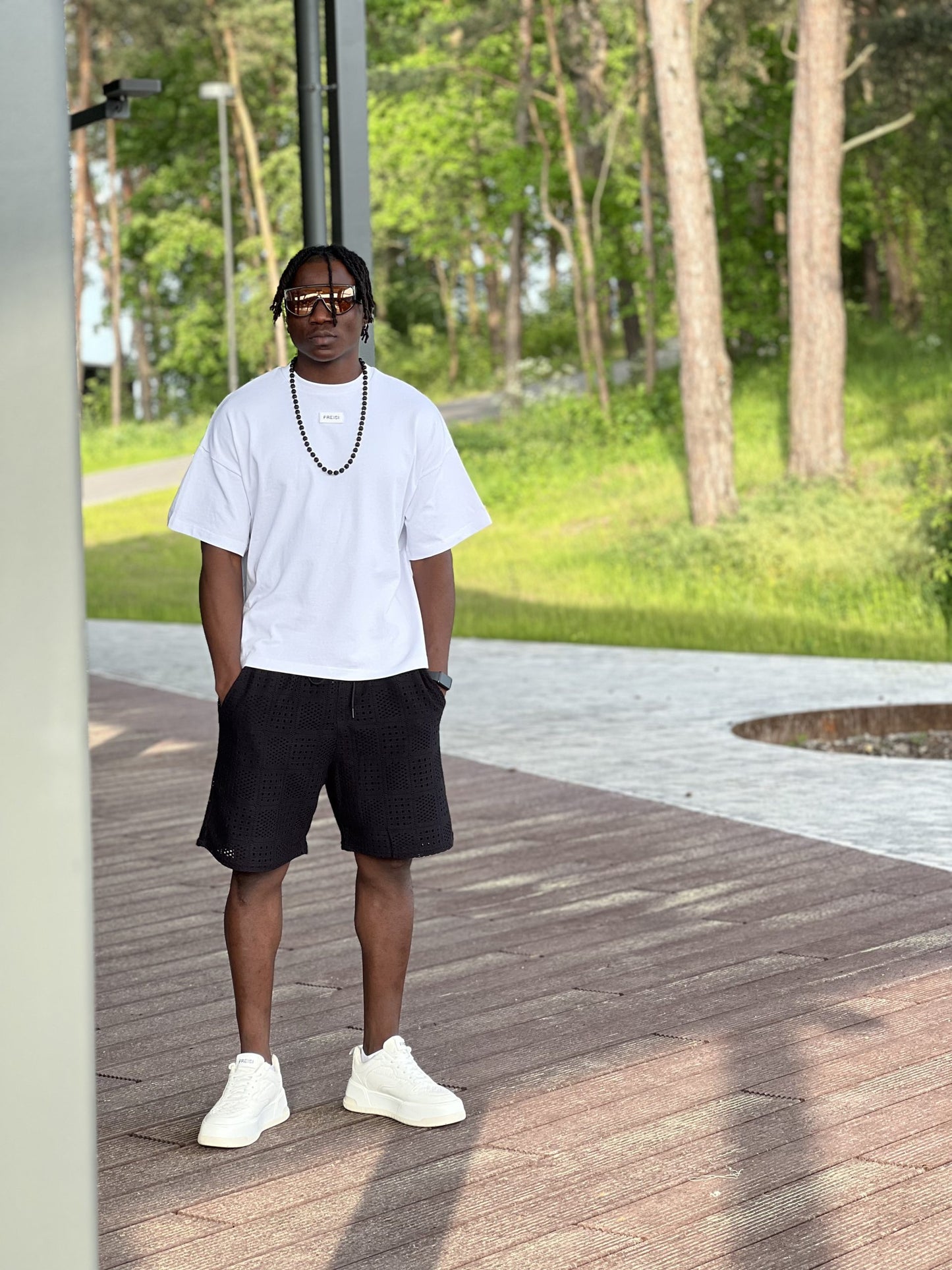 Oversized Tee with Tag-3