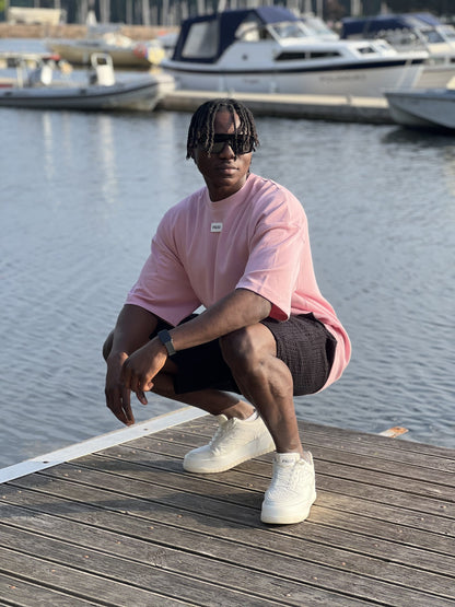 Oversized Pink Tee-7