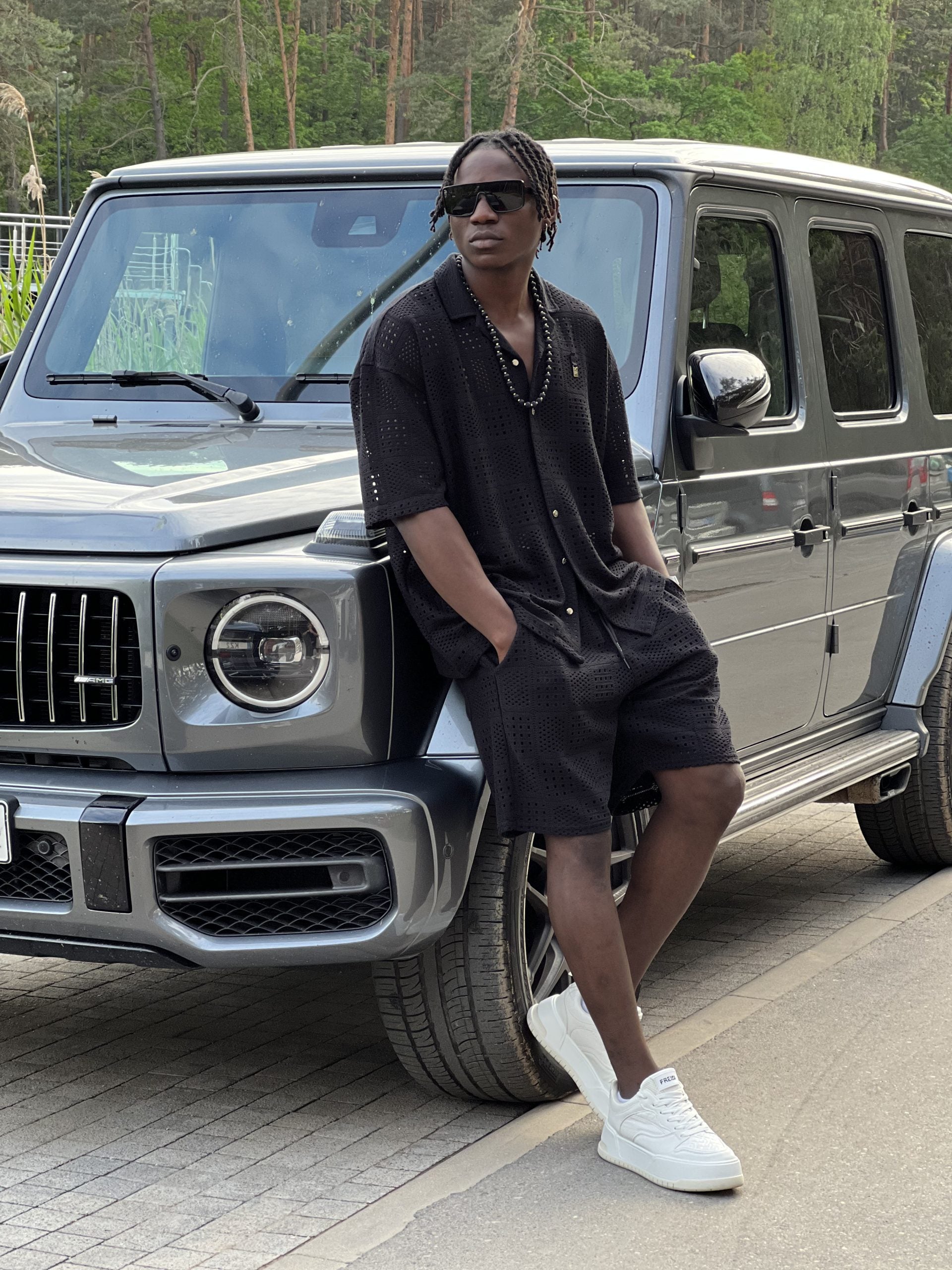 Textured Shirt – Black-6