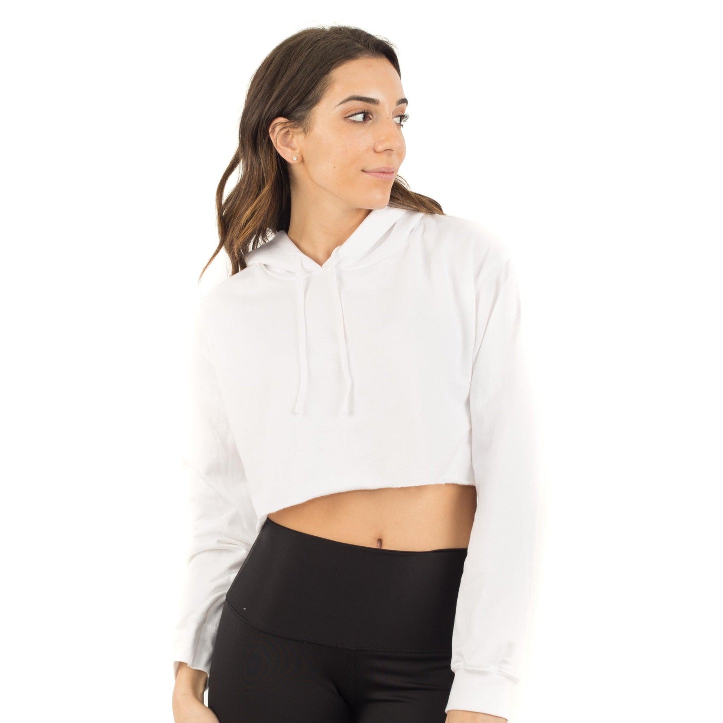 6036 - Women's Cropped Fleece Hoodie-7
