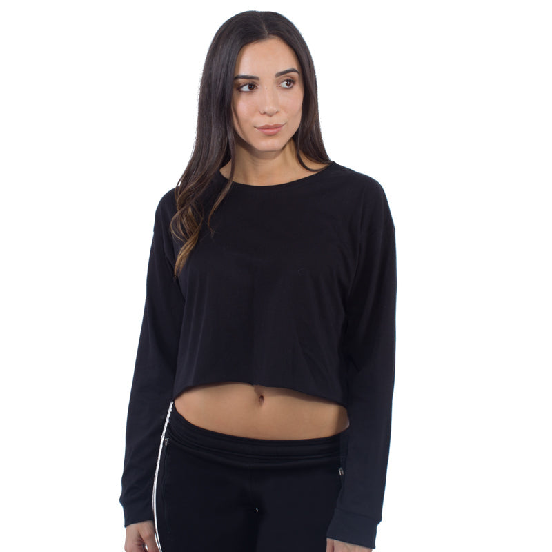 6045 - Women's Cropped Long Sleeve Tee-2