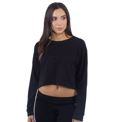 6045 - Women's Cropped Long Sleeve Tee-2