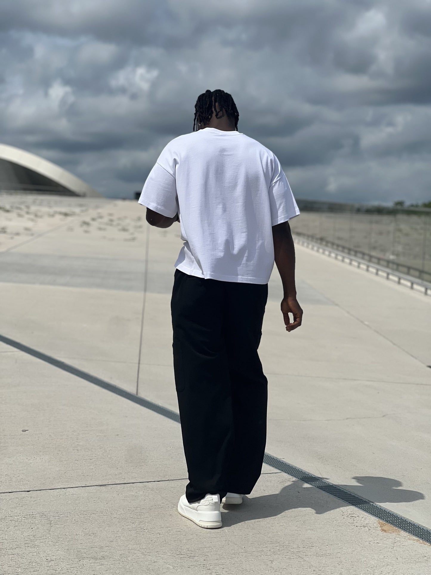 Oversized Tee with Tag-4