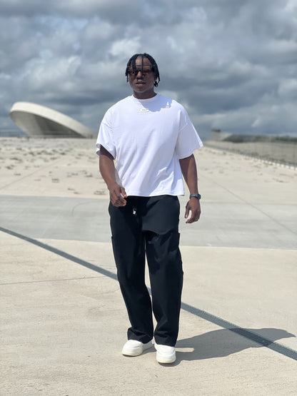 Oversized Tee with Tag-5