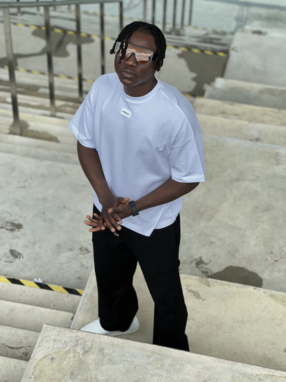 Oversized Tee with Tag-6