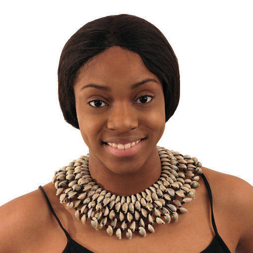 Kenyan Cowrie Shell Collar Necklace