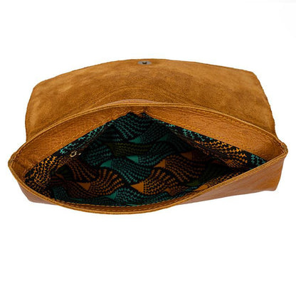 Karungi Beaded Leather Clutch 05-3