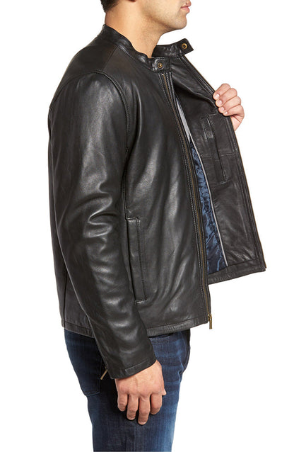Killian Mens Sheep Leather Jacket Big and Tall - Clearance-3