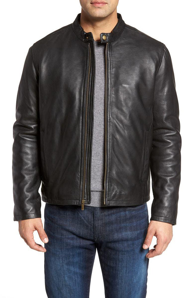 Killian Mens Sheep Leather Jacket Big and Tall - Clearance-1