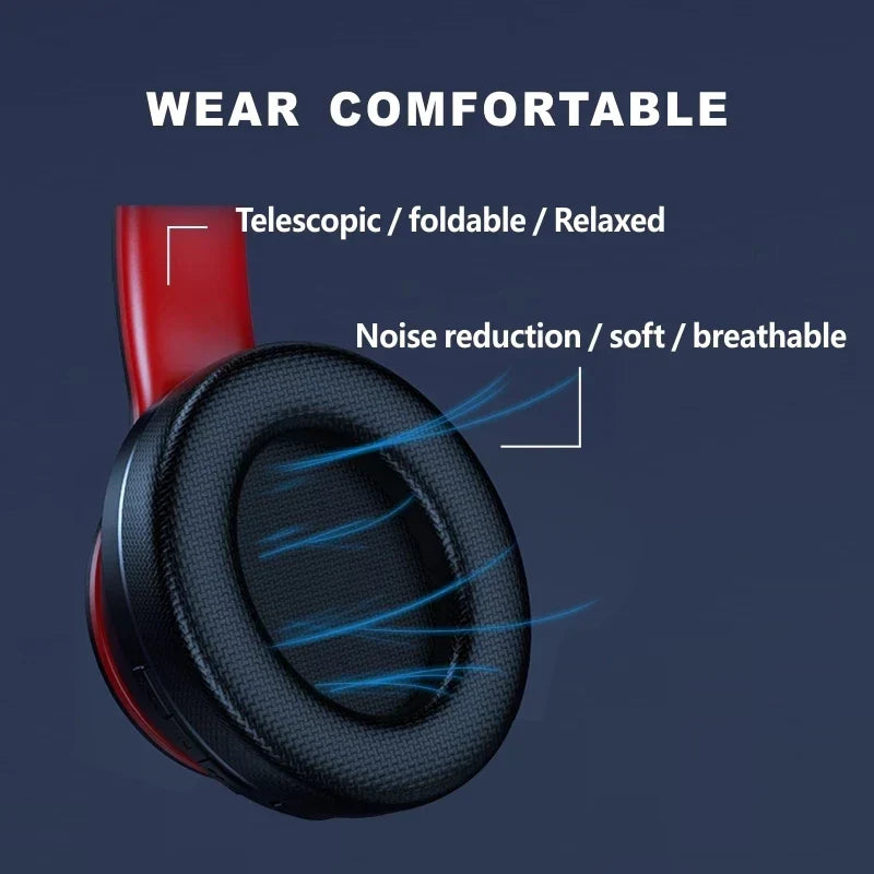 Bluetooth Noise Cancelling Over-Ear Wireless Headphones-2