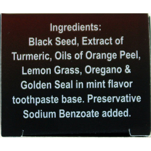 Black Seed Toothpaste - Case Of 72