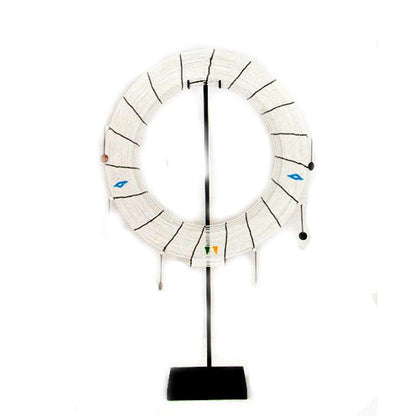 White Maasai Collar 09 | Handmade in Tanzania-1