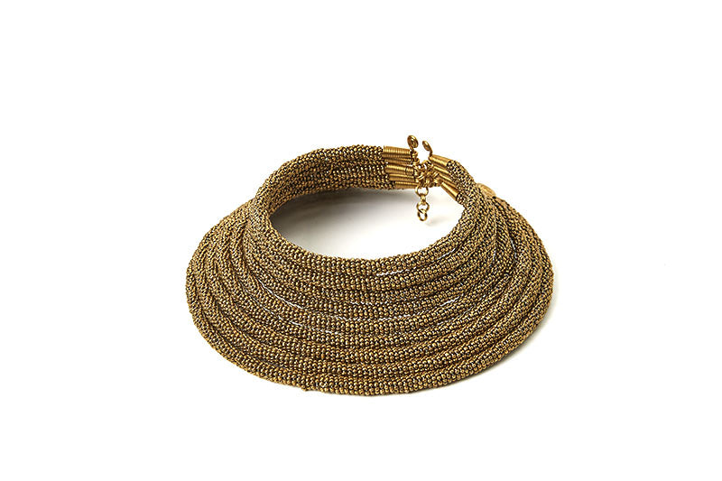 Maruku Beaded Choker Necklace - Multiple Colors-4