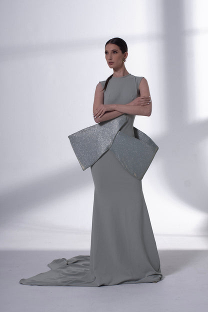 Structured Tie Back Dress-2