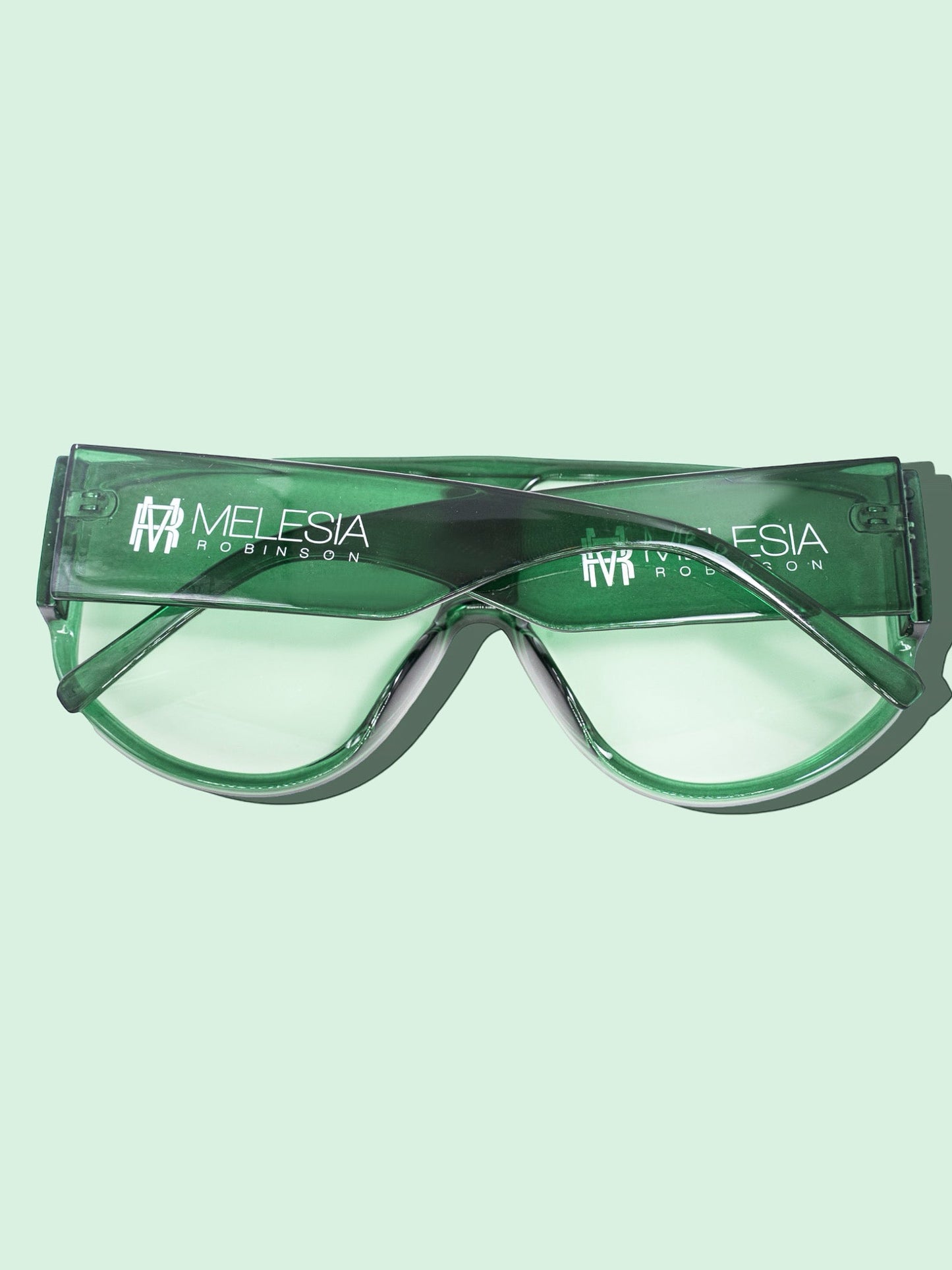 Green Retro Oversized  Sunglasses-0