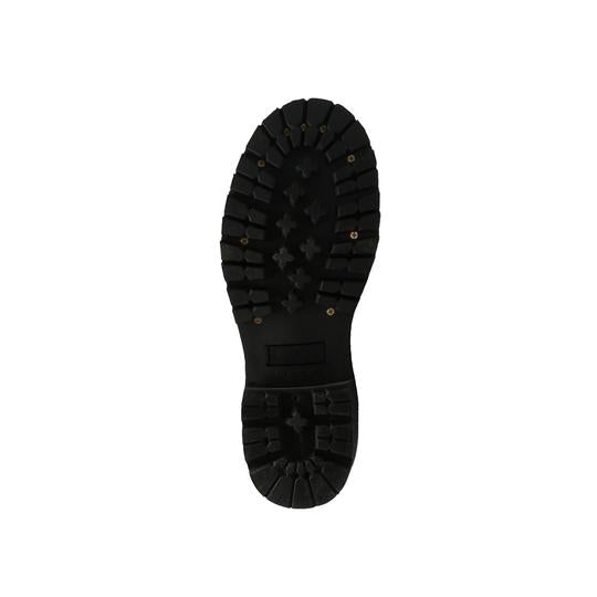 Men's 11" Engineer Boot Black Leather Boots-1