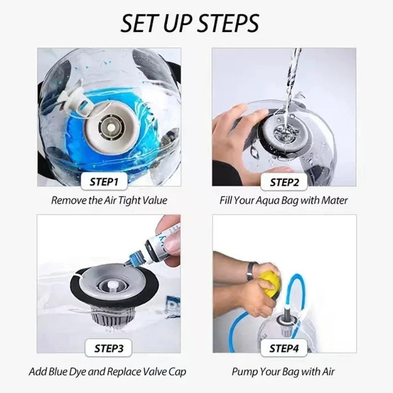 Muscle Training Aqua Bag Weightlifting Fitness Bag-4