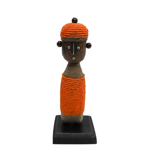 Beaded Namji Doll 99 Orange-0