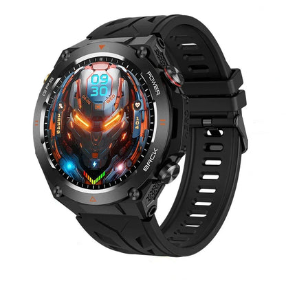 Men's Smart Fitness Watch Bluetooth Call (Black)-0