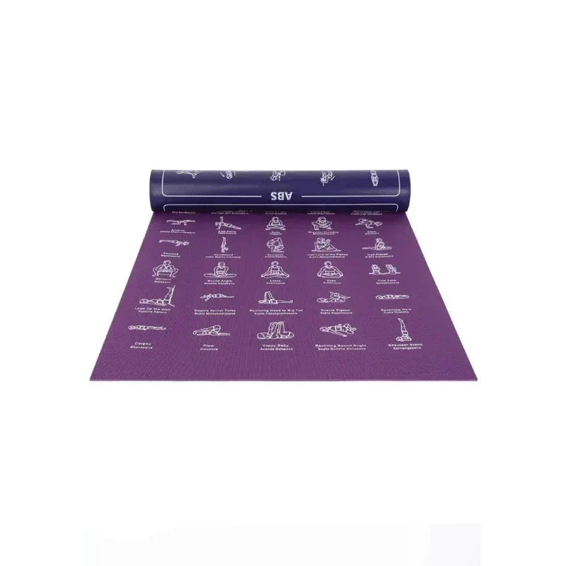 PVC Non-Slip Men's Fitness Mat for Yoga & Pilates-0