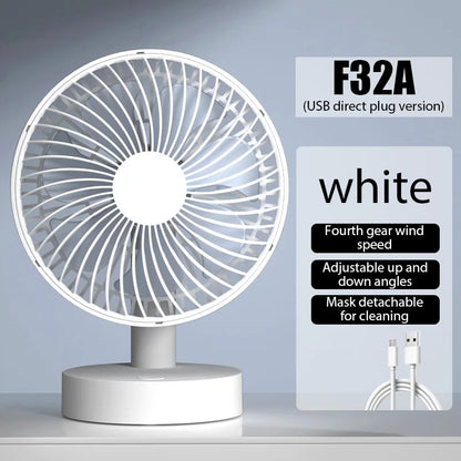 Portable USB Electric Fan for Home Office-5
