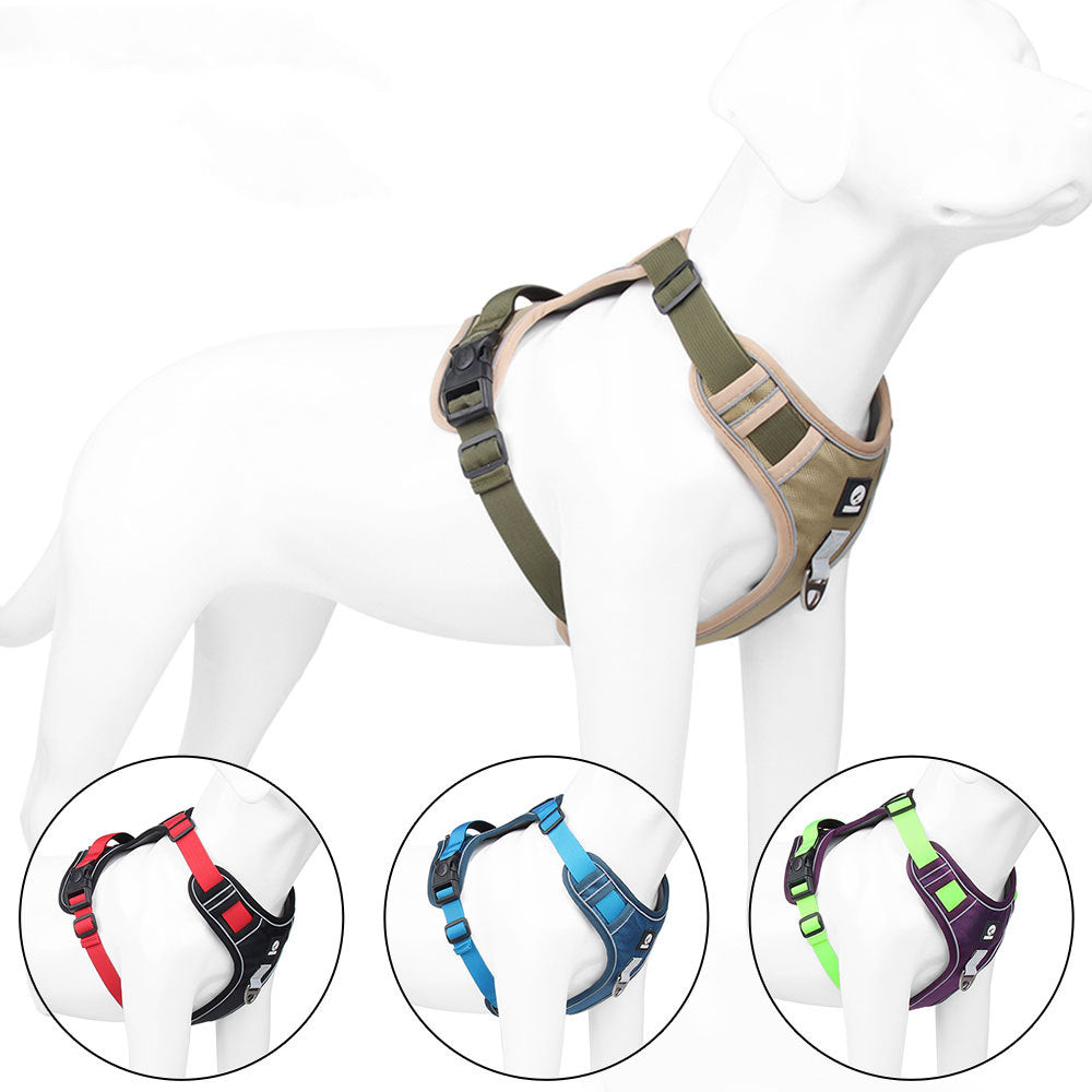 Reflective Oxford Cloth Dog Chest Harness-0