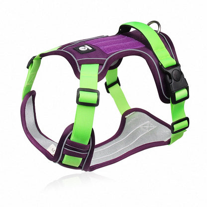 Reflective Oxford Cloth Dog Chest Harness-4