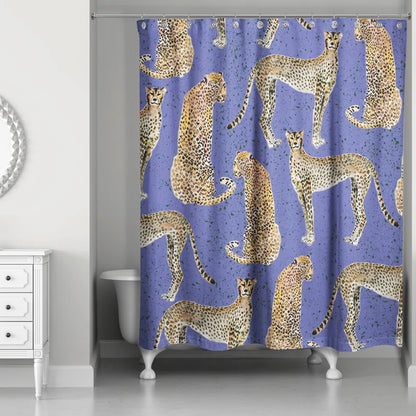Rhunette Animal Print Shower Curtain