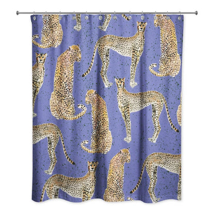 Rhunette Animal Print Shower Curtain