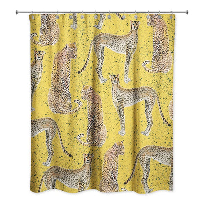Rhunette Animal Print Shower Curtain