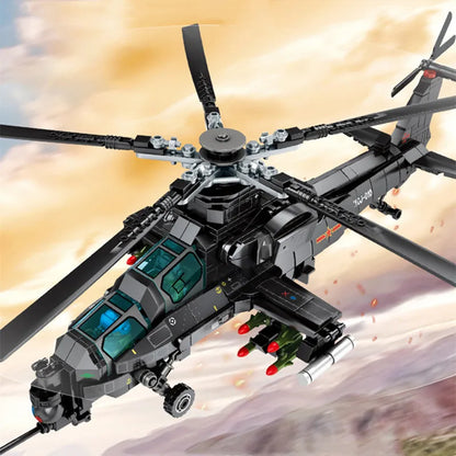 704PCS Military Helicopter Toy-1