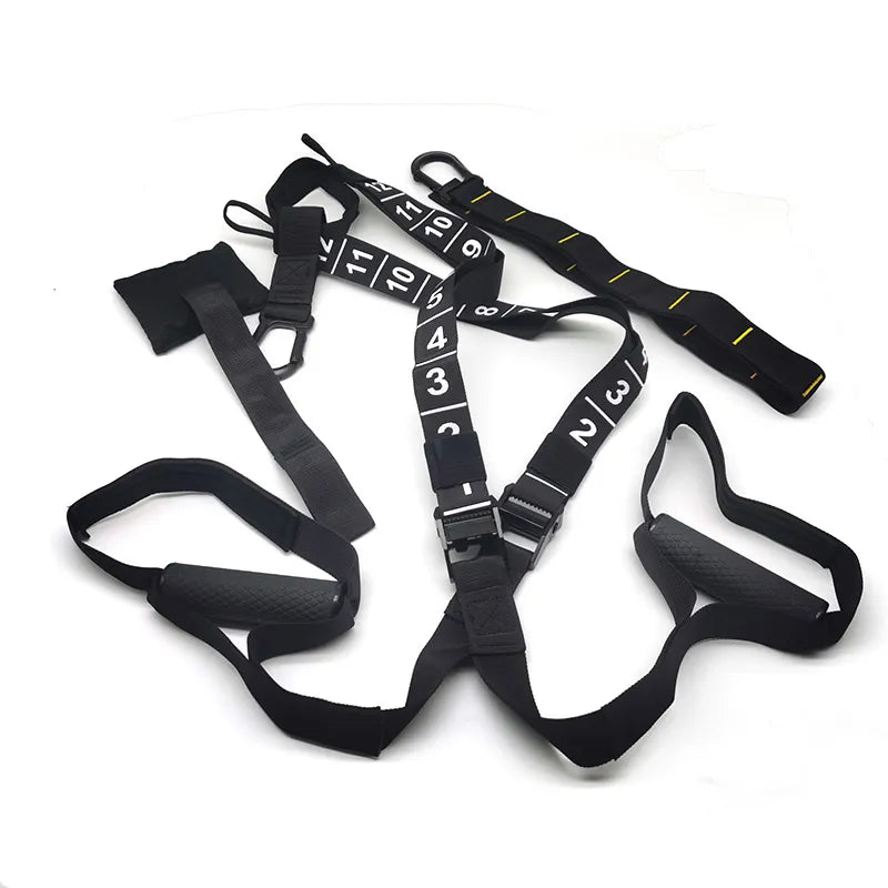 Pro Suspension Trainer with Extension Belts and Door Anchor-0