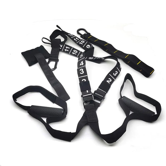 Pro Suspension Trainer with Extension Belts and Door Anchor-0