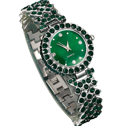 Women's Luxury Watch Jewelry Set with Heart Accents-0