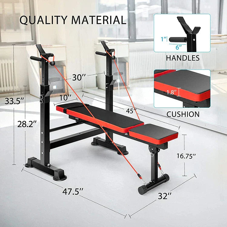 Heavy Duty Flat Weight Bench-3