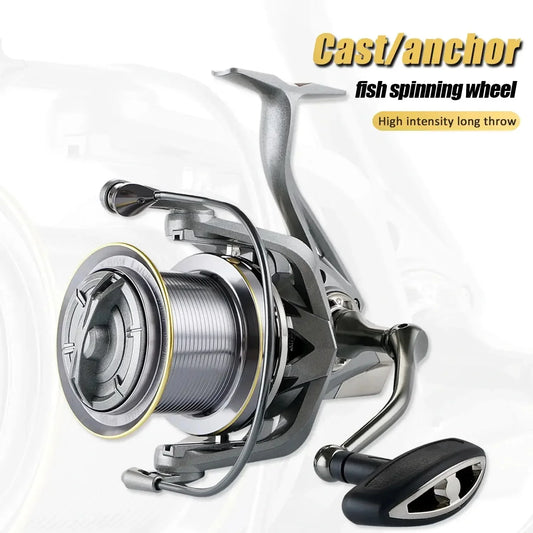 Spinning Fishing Reel 25KG Max Drag 10000 Series Silver-1