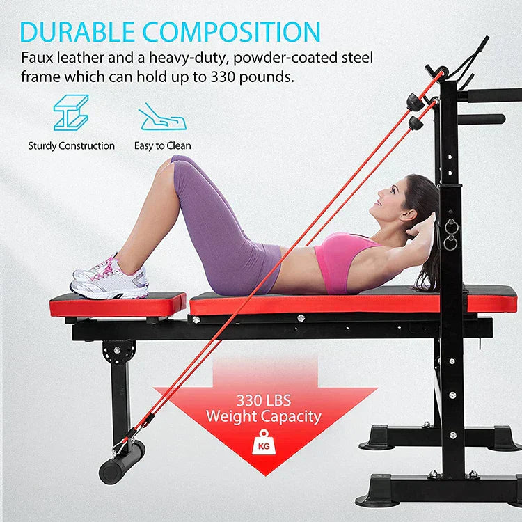 Heavy Duty Flat Weight Bench-4