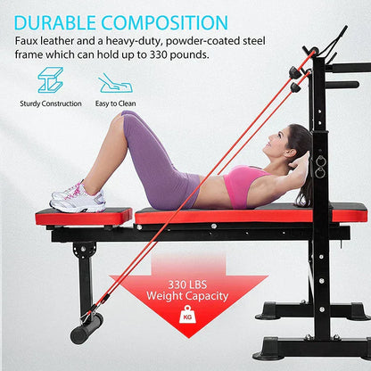Heavy Duty Flat Weight Bench-4