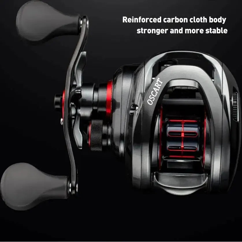 9BB Baitcasting Fishing Reel with Spare Spool Black-2