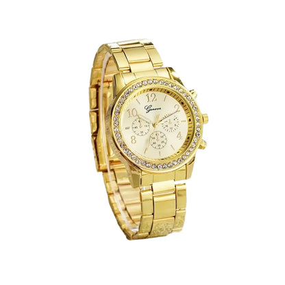 Women’s Luxury Gold Watch Jewelry Set (5PCS)-0