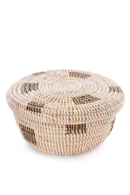 Black & White Mixed Basket Set of Three