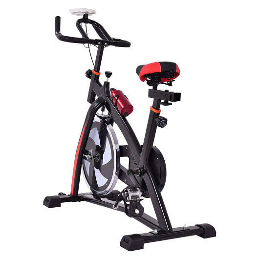 Household Adjustable Indoor Exercise Cycling Bike Trainer with Electronic Meter-1