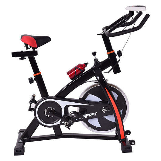 Household Adjustable Indoor Exercise Cycling Bike Trainer with Electronic Meter-2