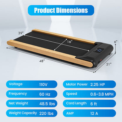 3-in-1 Walking Pad with Remote and Smart APP Control for Home Office-3